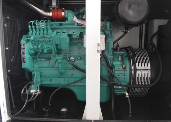220kva άσπρη εφεδρική γεννήτρια diesel χρώματος/Soundproof σιωπηλή γεννήτρια diesel