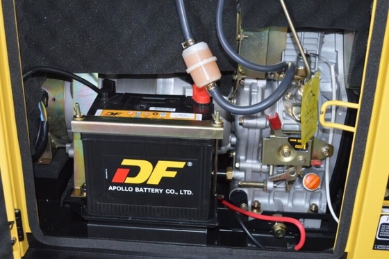 5.5KW μικρή φορητή ηλεκτρική έναρξη γεννητριών 3000rpm diesel εξαιρετικά ήρεμη