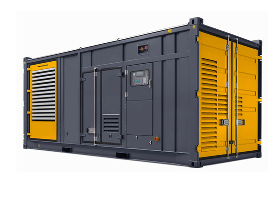 ποιότητας  12 Cylinder Water Cooled 1200kw 1500kva Container Diesel Generator Set εργοστάσιο