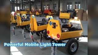 Mobile Light Tower Diesel Metal Halide Power