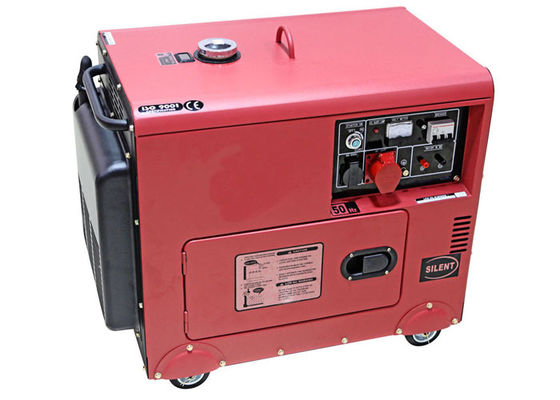 Diesel δύναμης 5000w 5kw μικρή φορητή ηλεκτρική μηχανή τύπων 186FAE γεννητριών σιωπηλή